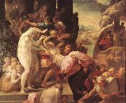 Francesco Primaticcio The Rape of Helene oil painting